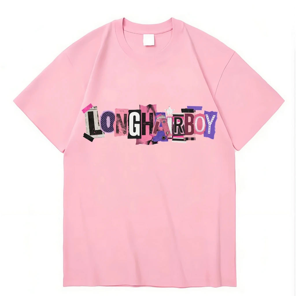 T-shirt LongHairBoy (pink, S)