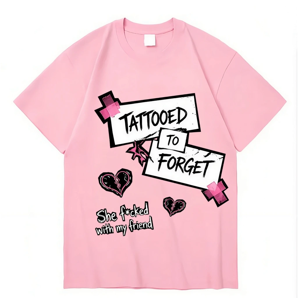 T-shirt Tattooed to forget