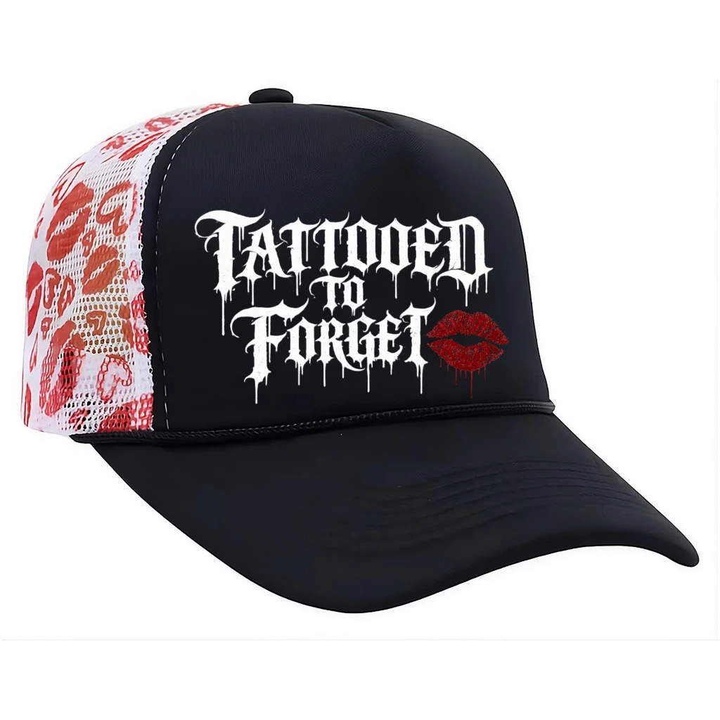 Trucker cap kisslips